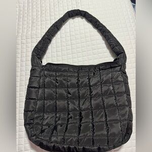 Stylish Black Quilted Women's Bag